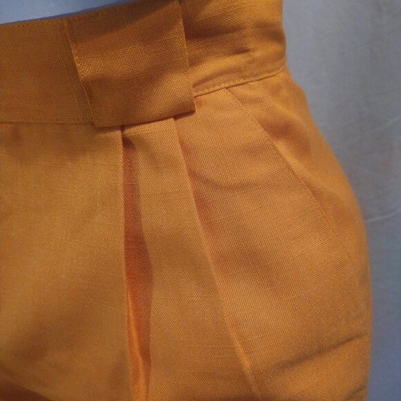 Breamer by Jeremy Scott dark yellow / orange pencil skirt, Made in Canada - Picture 3 of 5